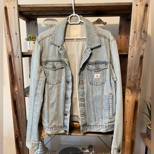 Calvin Klein Light Denim Jacket Size Medium